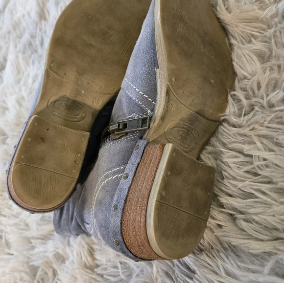 Sundance Blue/Gray Cowboy Booties - Picture 4 of 9